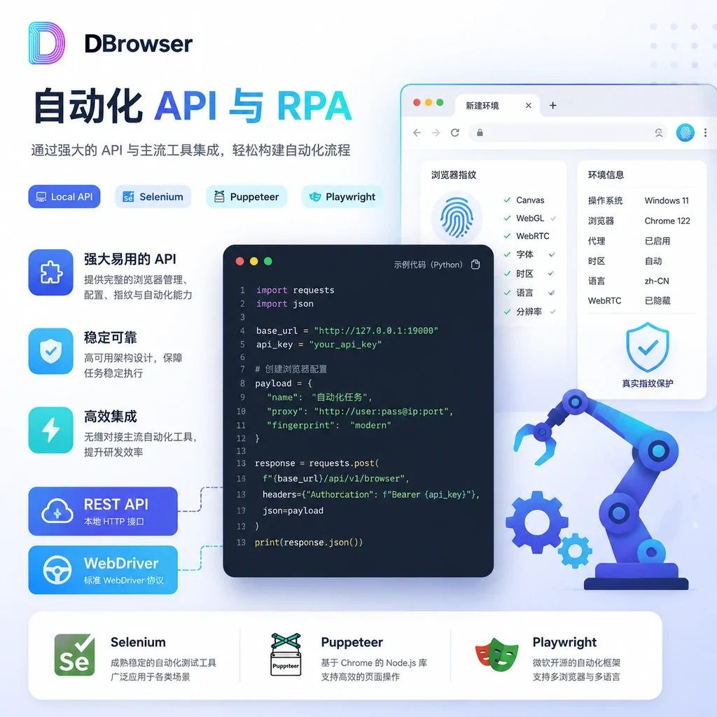 自动化 API 与 RPA